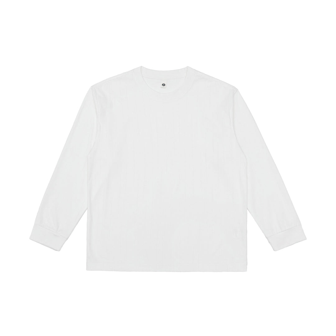 Unisex Premium-Langarmshirt aus Strukturjersey mit verstärktem Rundhals Drune