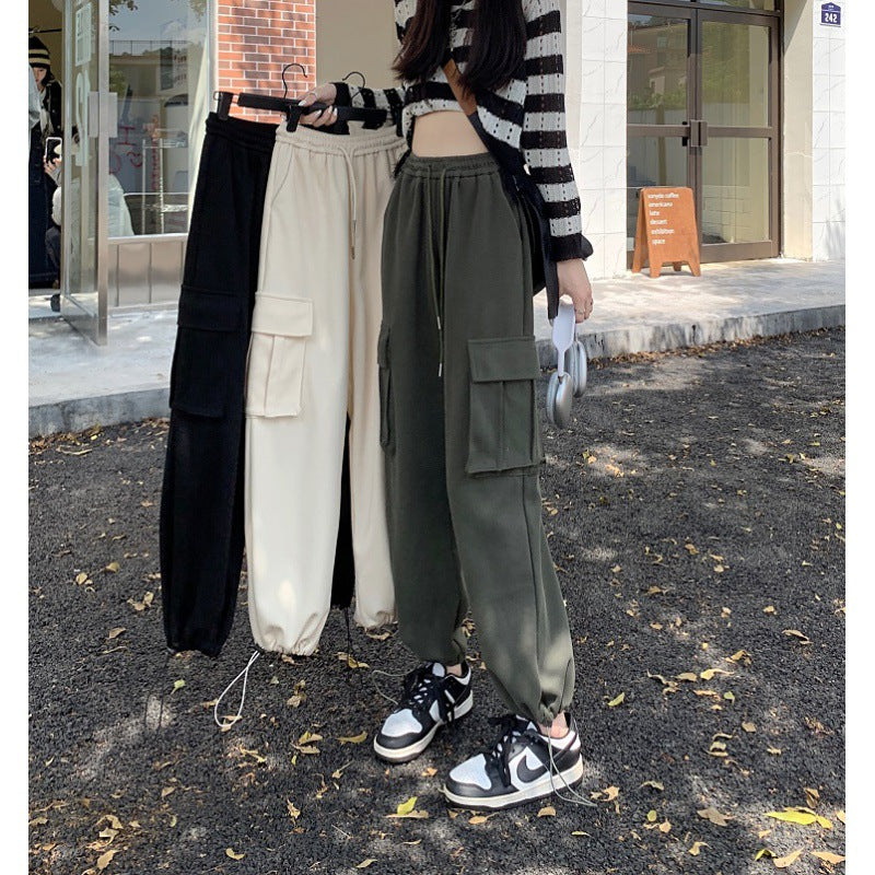 Damen Cargo-Hose mit seitlichen Taschen Drune
