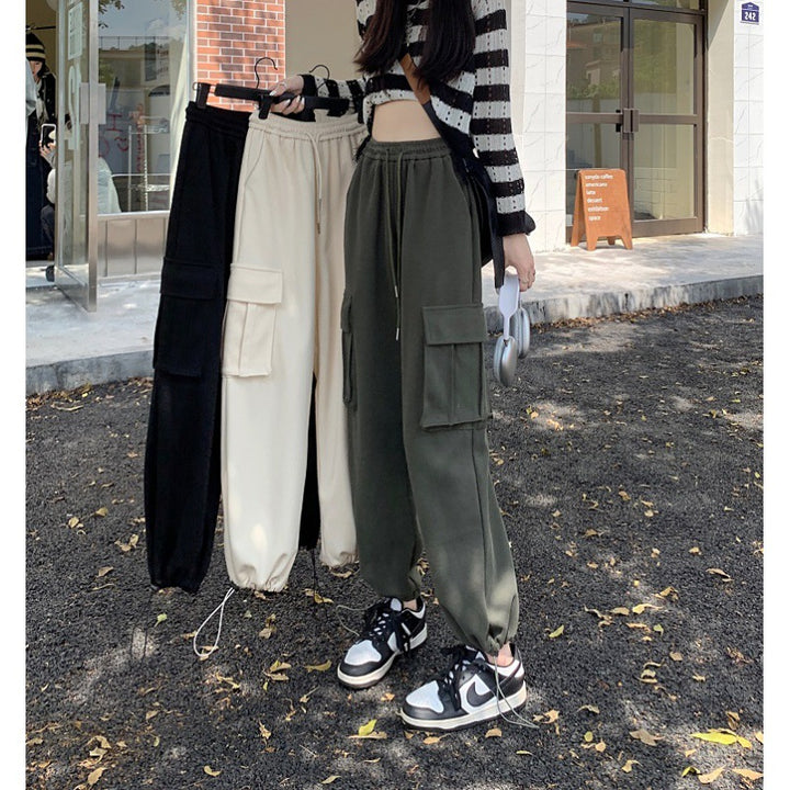 Damen Cargo-Hose mit seitlichen Taschen Drune