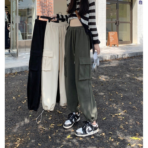 Damen Cargo-Hose mit seitlichen Taschen Drune