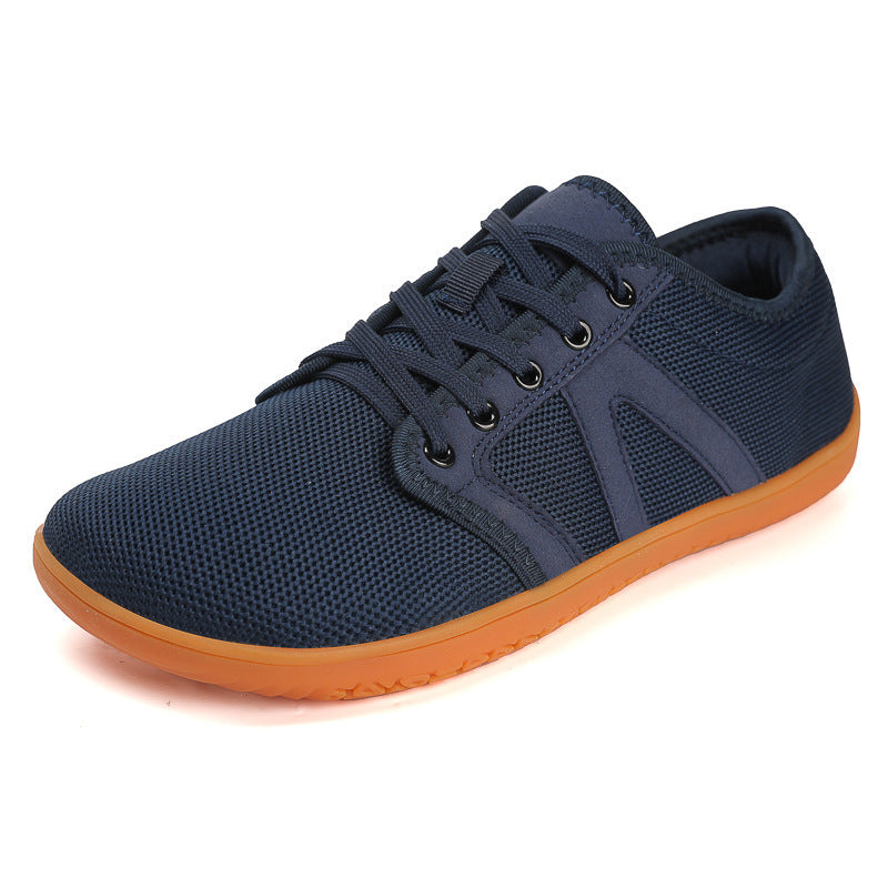 Unisex nan minimalistischer City-Sneaker mit feinmaschigem Textiloberteil, gepolstertem Einstieg und flexibler Gummilaufsohle Drune