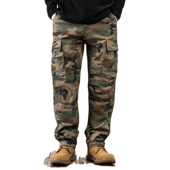 Herren Camouflage Cargo-Hose Drune