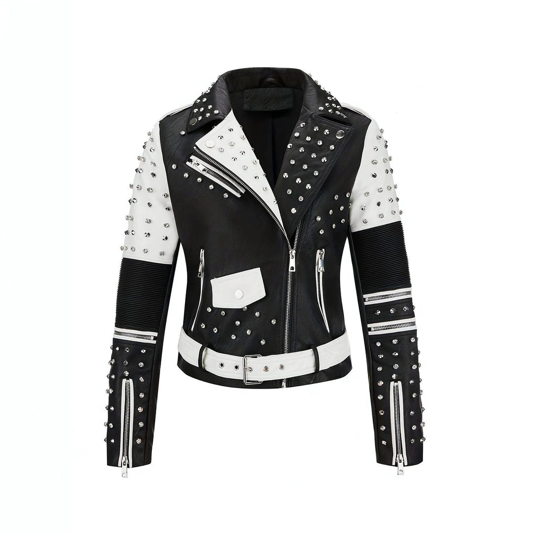 Damen Kunstlederjacke Drune