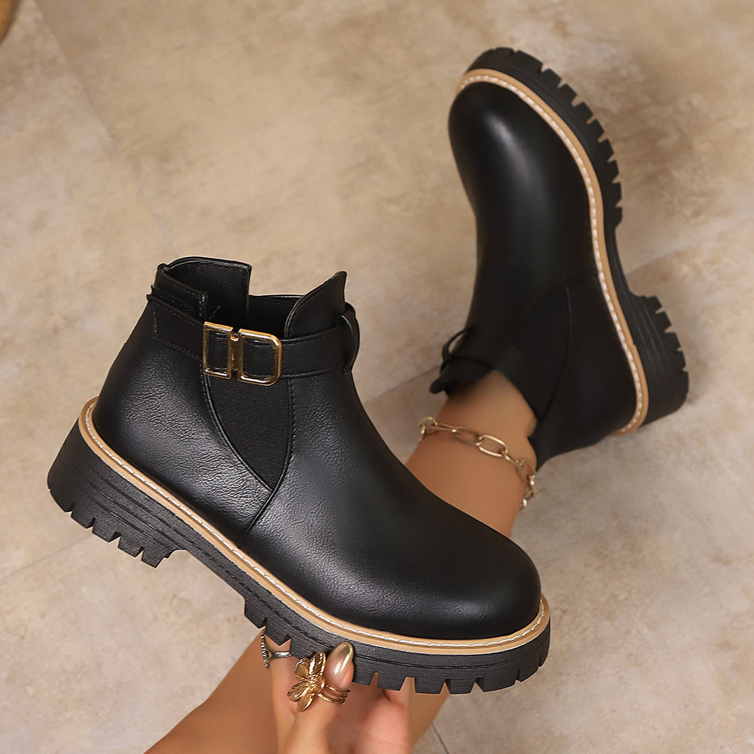 Damen Trendige Chelsea Boots Drune