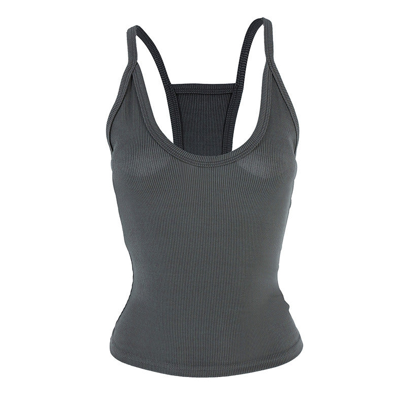 Damen Sportliches Stretch-Top mit schlanker Passform Drune