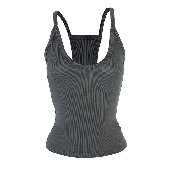 Damen Sportliches Stretch-Top mit schlanker Passform Drune