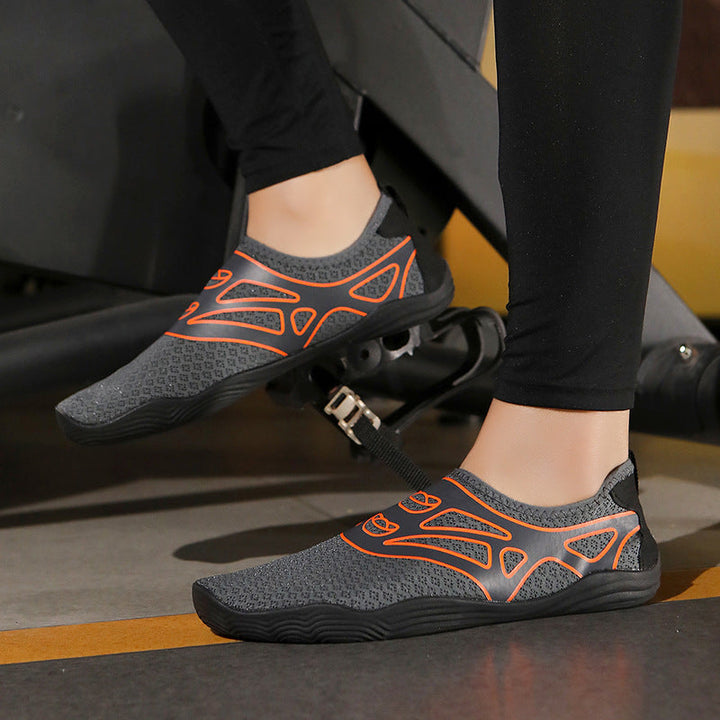 Damen Atmungsaktive Fitness-Schuhe mit rutschfester Sohle Drune