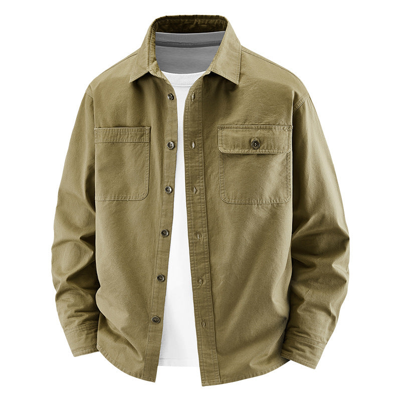 Herren Lässige Utility-Hemdjacke Drune