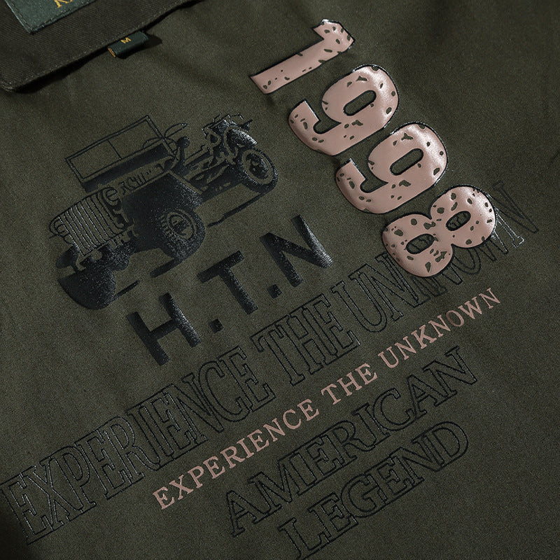 Herren robuste Canvas-Fliegerjacke Drune