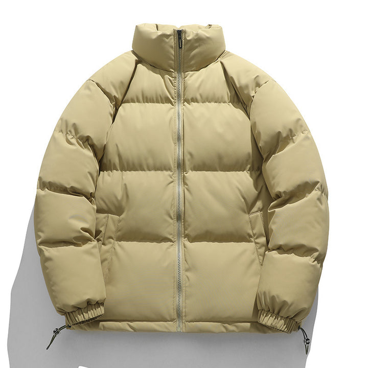 Unisex Wattierte Stepp-Übergangsjacke mit hohem Kragen und verstellbarem Saum Drune