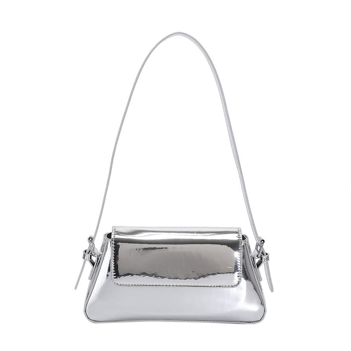 Damen Sleek Metallische Clutch Tasche Drune