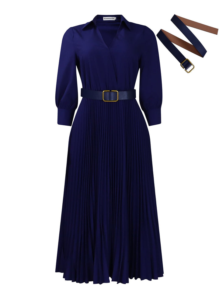 Drune | Women 's solide Farbe große Größe Kleid
