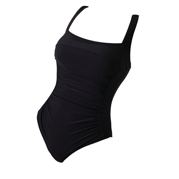Damen Figurformender Einteiler Badeanzug Drune