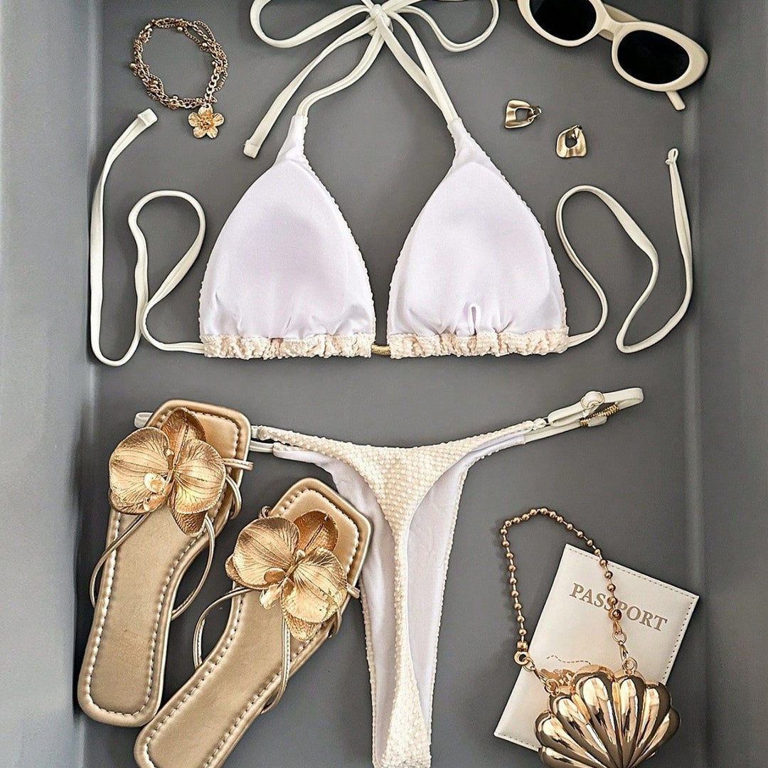 Damen Triangel-Bikini mit innovativem Strukturdesign Drune