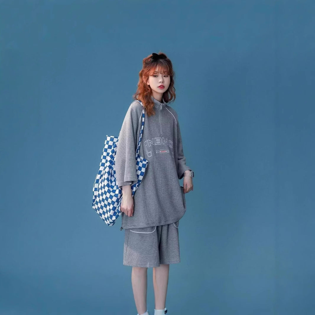 Damen Sportliches Oversized Set Drune