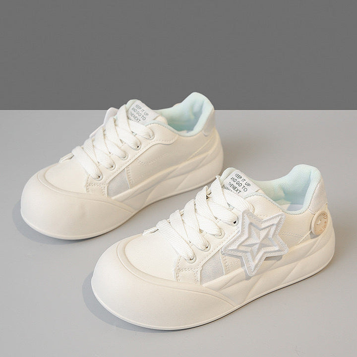 Damen Sneakers mit leichtem Profil und trendy Sternen-Details Drune
