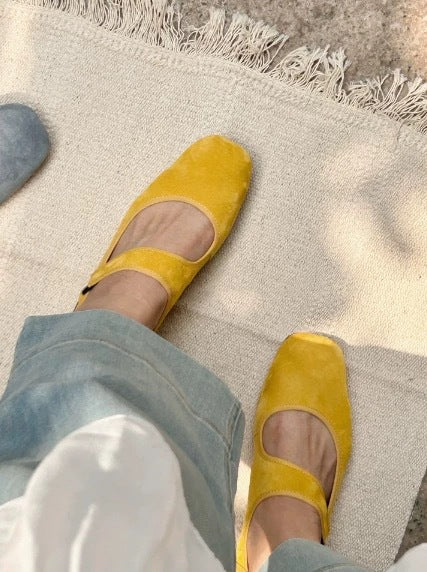Damen Komfortable Ballerinas mit eleganten Cut-Outs Drune