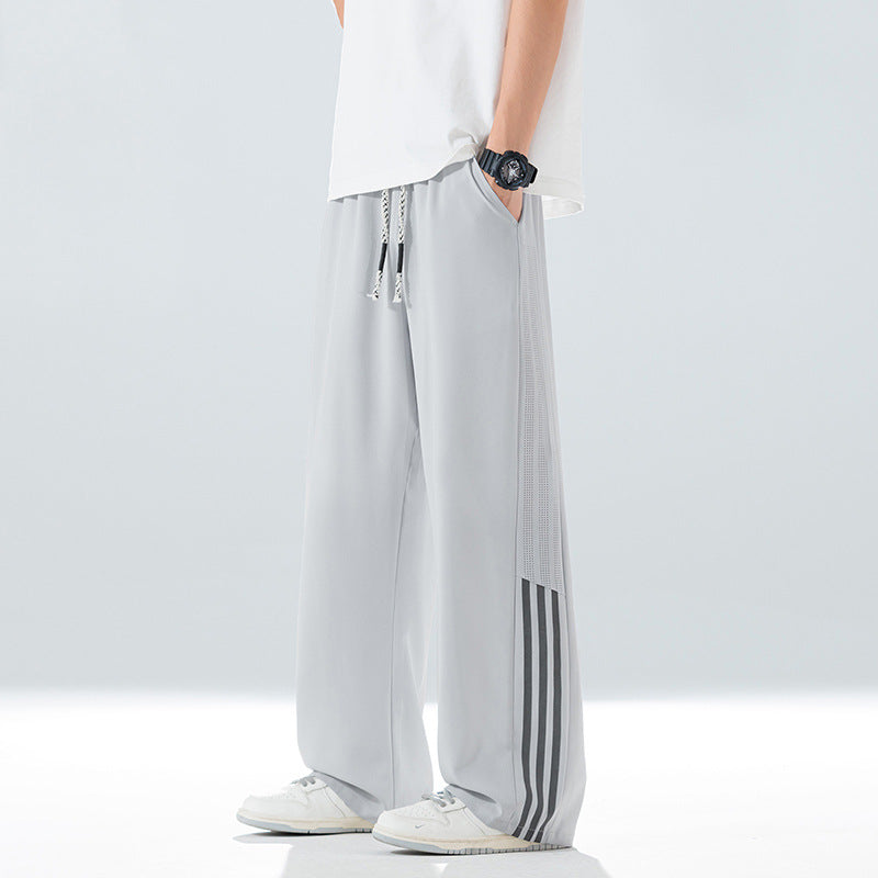 Herren Sportliche Freizeithose mit atmungsaktivem Netzmaterial