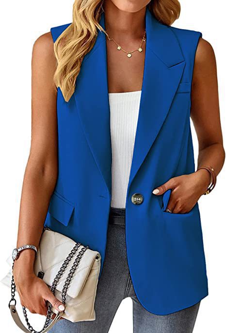 Damen Stylischer Blazer-Weste Drune