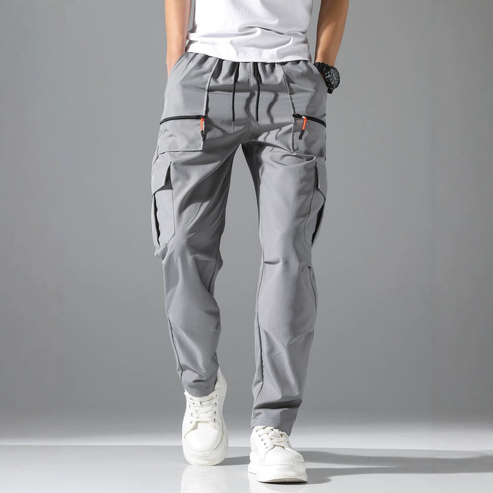 Herren Bequeme Cargo-Hose mit elastischem Bund Drune