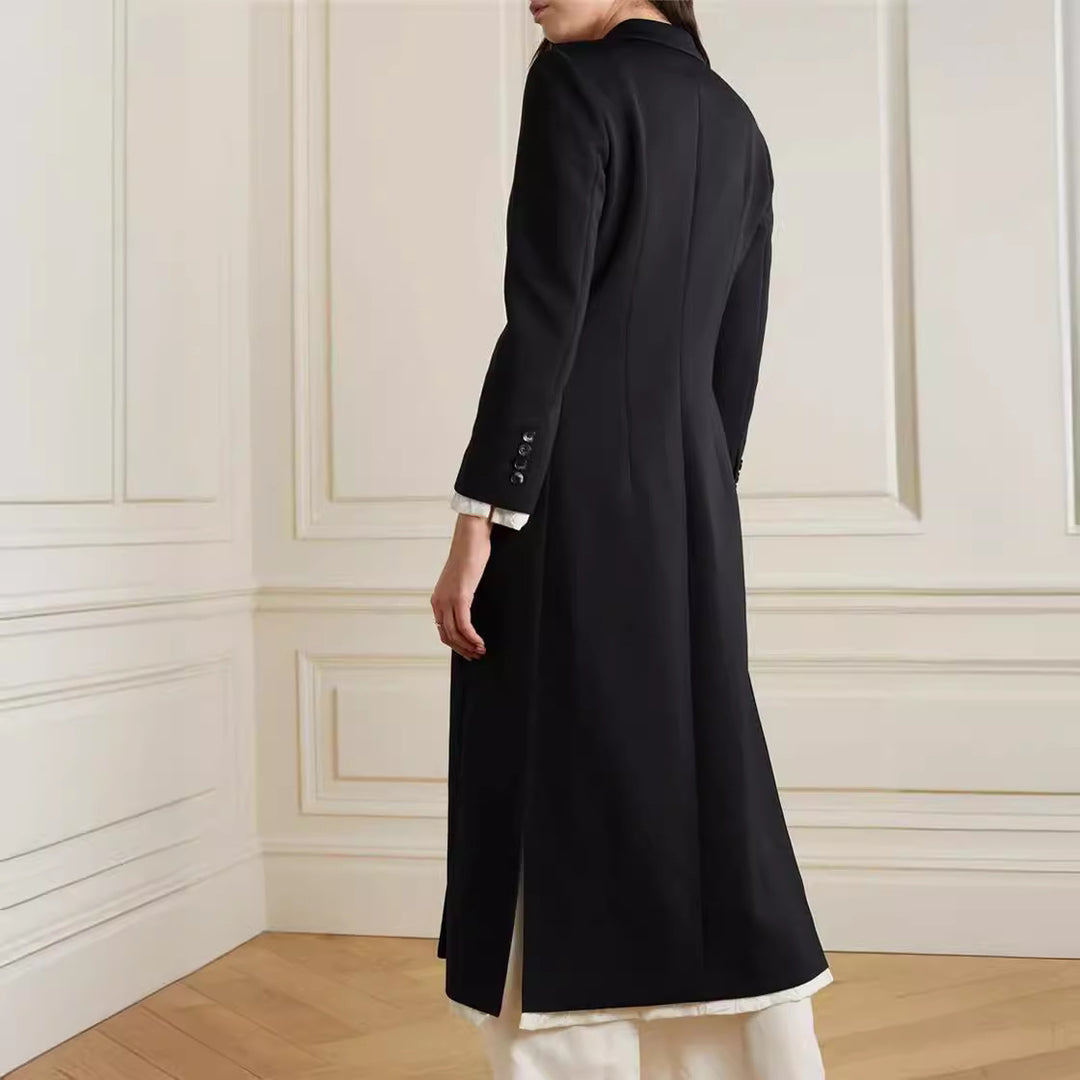 Damen eleganter Dufflecoat mit schickem Revers Drune