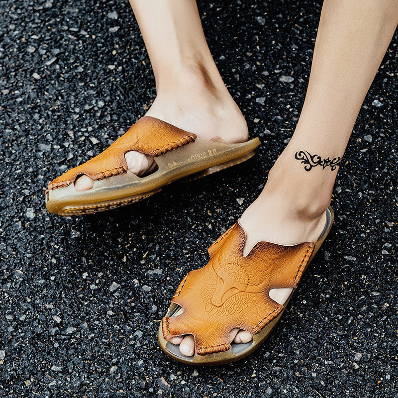 Damen Leder-Clogs mit luxuriösem Design und atmungsaktiver Sohle Drune