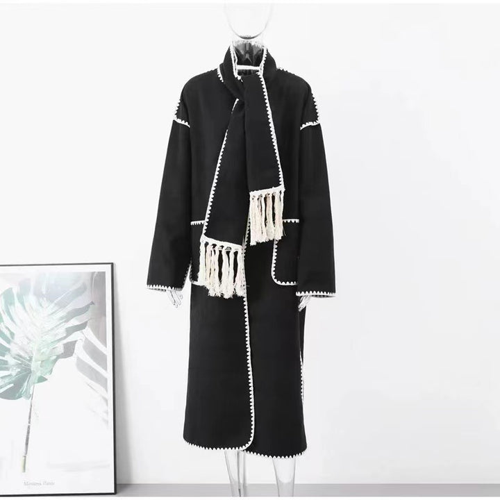 Damen Lange Strickjacke Drune