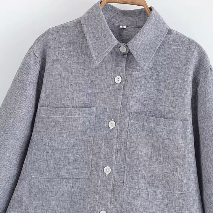 Damen Weitgeschnittene Anzughose mit elegantem Bund Drune