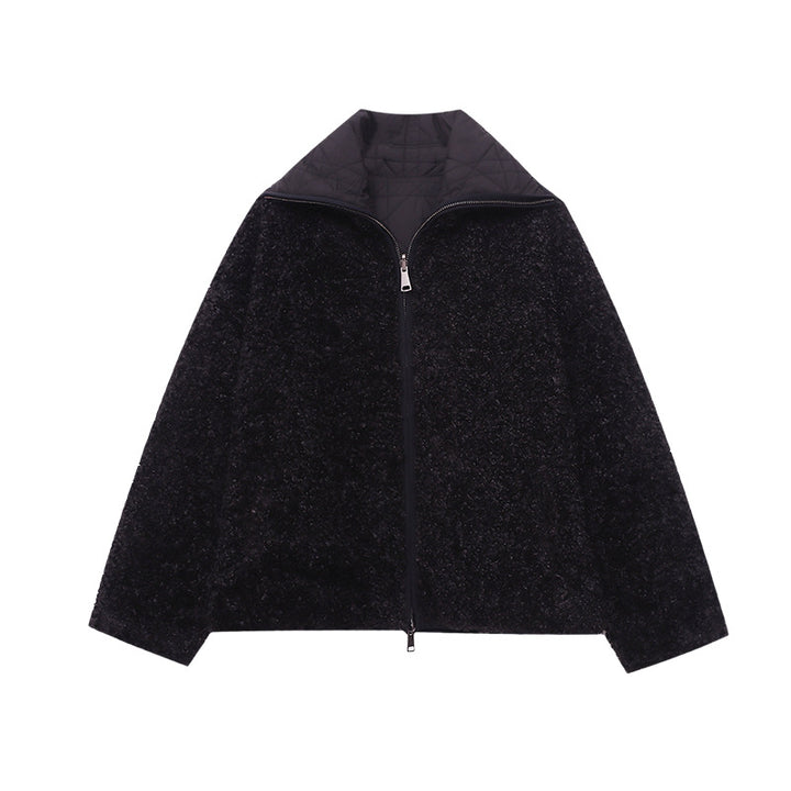 Damen kuschelige Fleecejacke mit praktischem Reißverschluss und weichem Material Drune