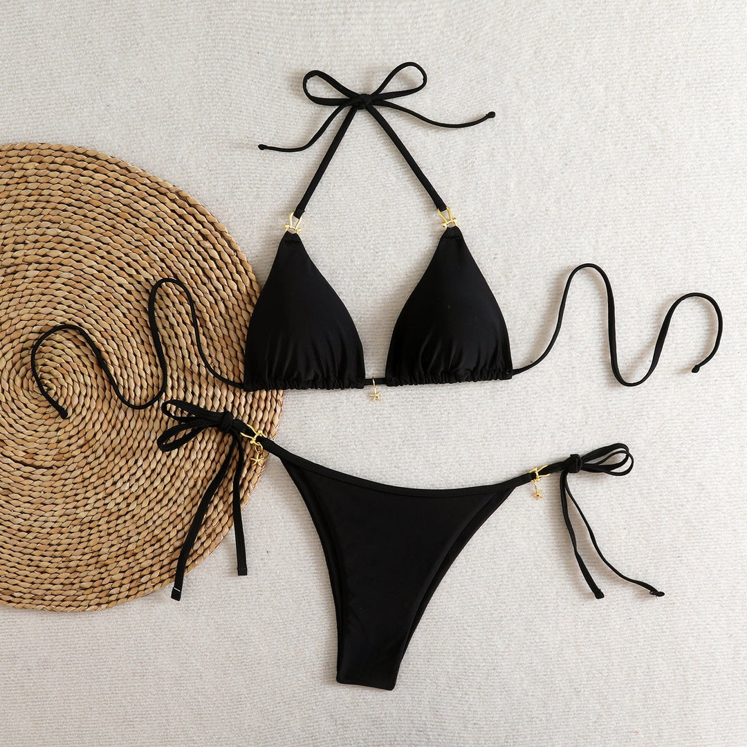 Damen Triangel-Bikini mit raffinierten Details Drune