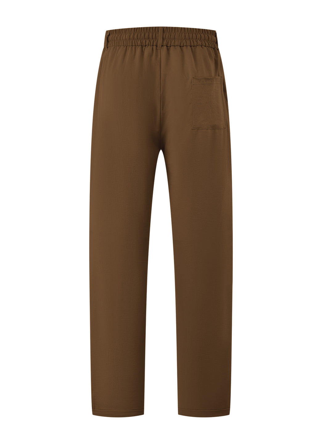 Damen Leichte Relaxhose mit elastischem Bund, geradem Schnitt & aufgesetzter Gesäßtasche Drune