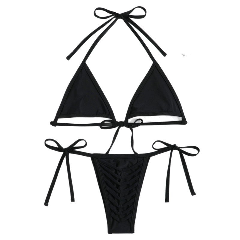 Damen Triangel-Bikini mit raffinierten Schnürdetails Drune