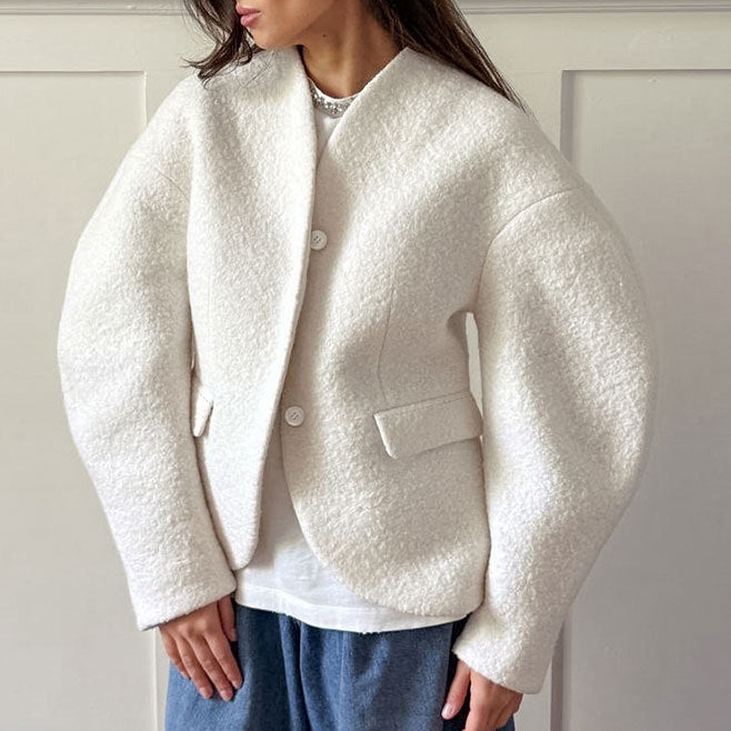 Damen Elegante und oversized Blazerjacke Drune