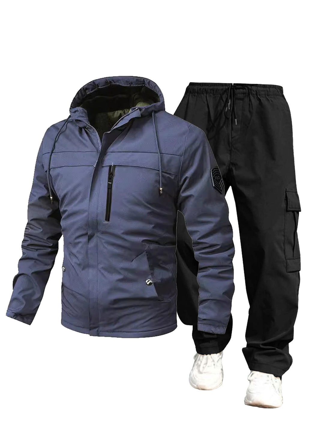 Herren Wetterfeste Outdoor-Jacke und Cargo-Hose Drune