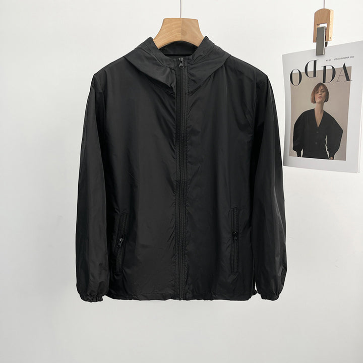 Damen Leichte Übergangsjacke mit Kapuze und Reißverschluss Drune