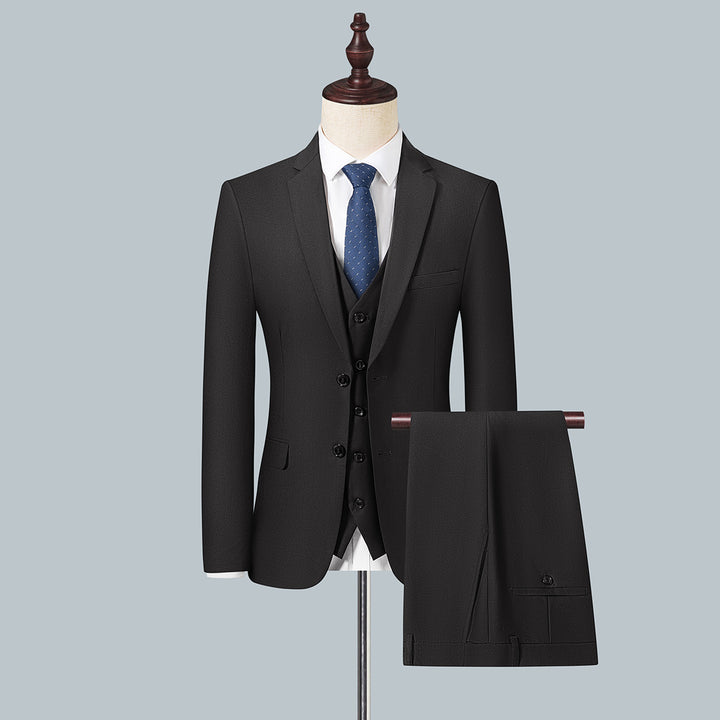 Herren Schmal geschnittenes City-Sakko mit minimalistischem Revers und eleganten Pattentaschen Drune