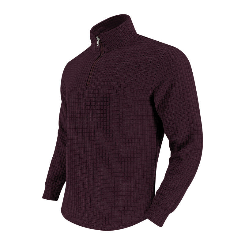 Herren Thermo-Fleecepullover mit Reißverschluss und strukturiertem Design Drune
