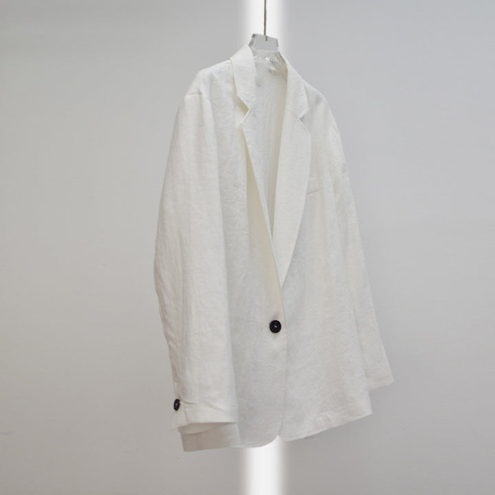 Damen Eleganter und lässiger Leinenblazer Drune