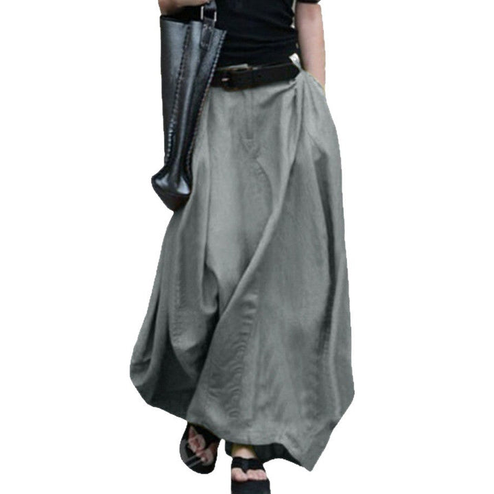Damen Maxirock mit fließendem Schnitt und elegantem Fall Drune