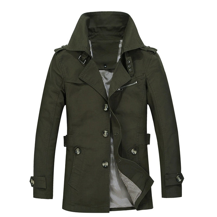 Herren Elegante Übergangsjacke mit praktischem Stehkragen Drune