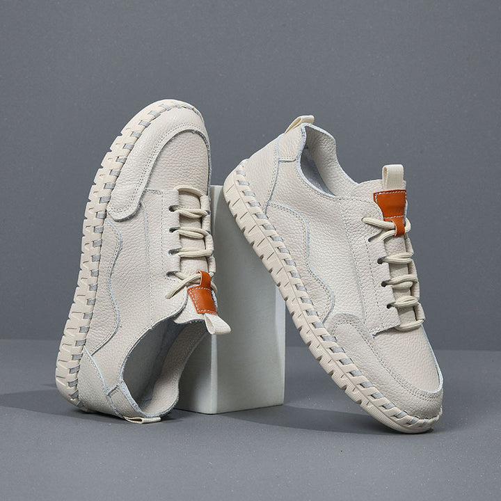 Herren Freizeit Leder Sneakers Drune