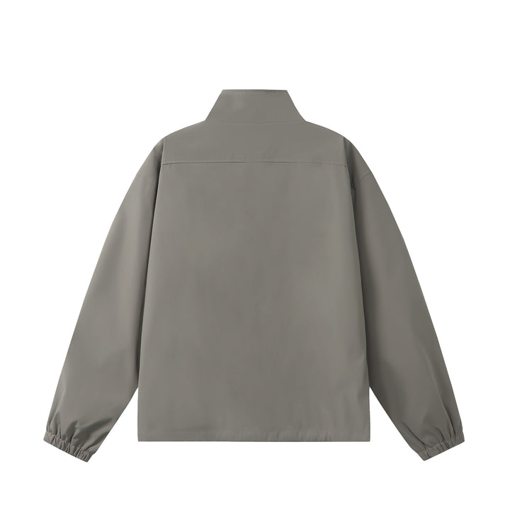 Unisex Leichte, Packbare Funktionsjacke im Oversize-Boxy-Schnitt mit Stehkragen Drune