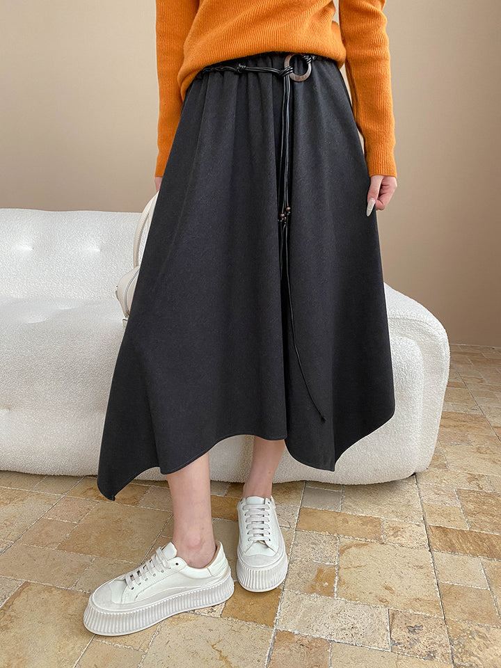 Damen Feinstrickpullover mit hohem Kragen und enganliegendem Schnitt Drune
