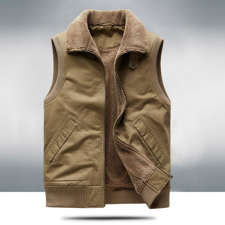 Herren Fleece gefütterte Outdoor-Weste Drune