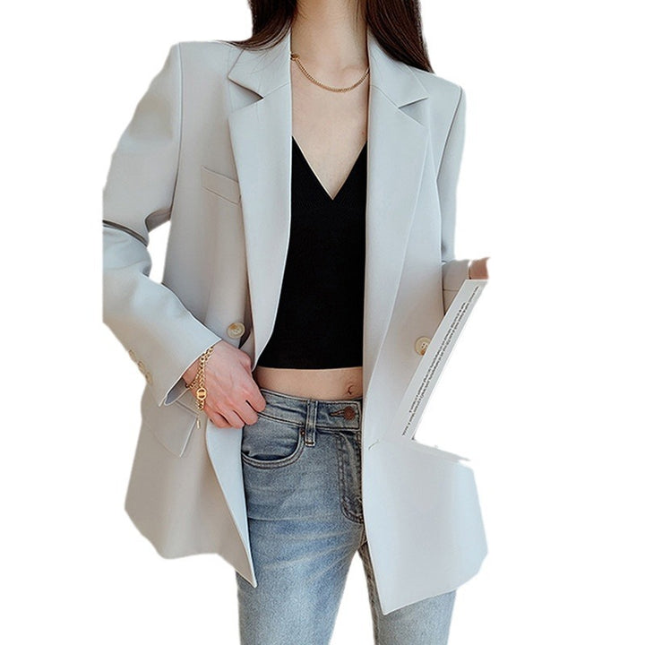 Damen Elegante Oversized Blazerjacke Drune