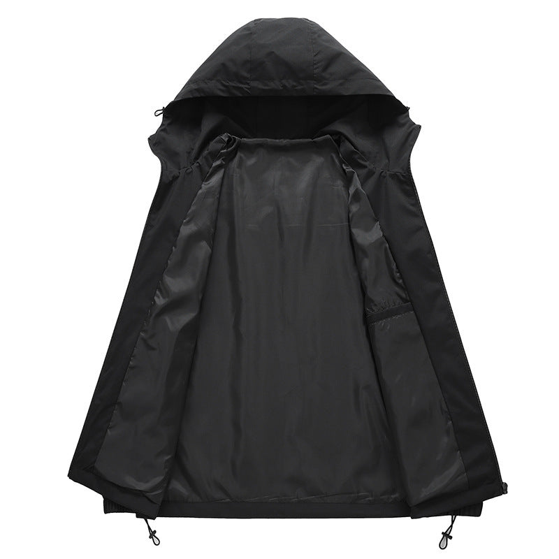 Herren Sportliche Windjacke Drune