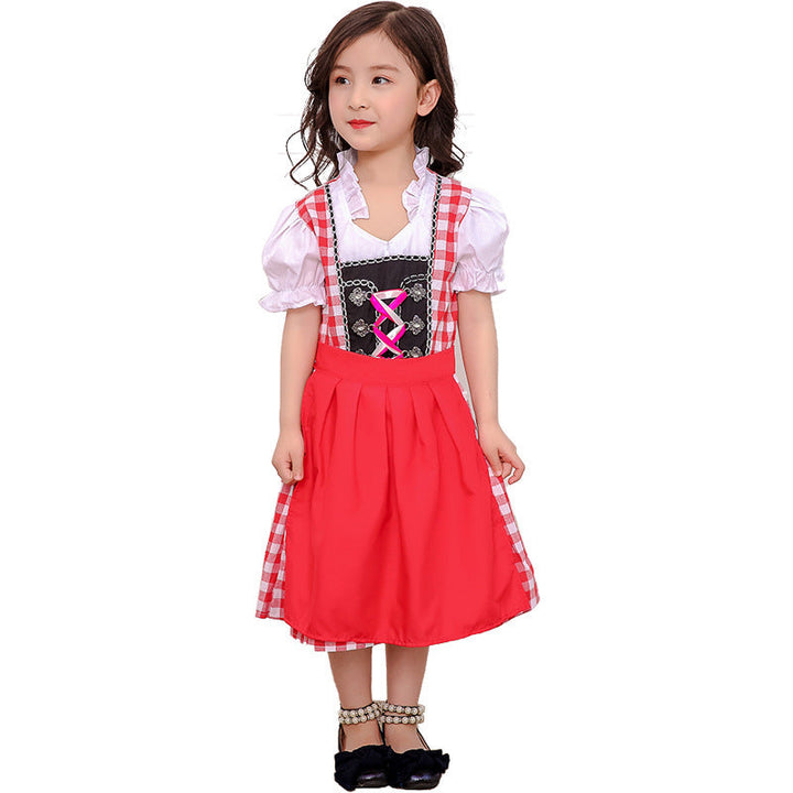 Damen nostalgisches Trachtenkleid Drune
