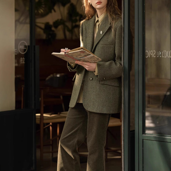 Damen Eleganter und moderner Wollblazer Drune