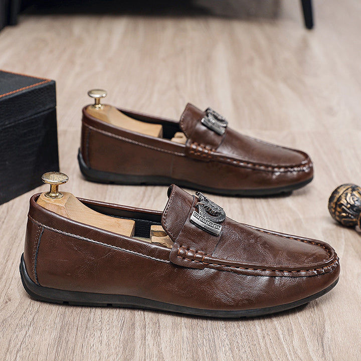 Herren Elegante Mokassins mit Metalldetails Drune