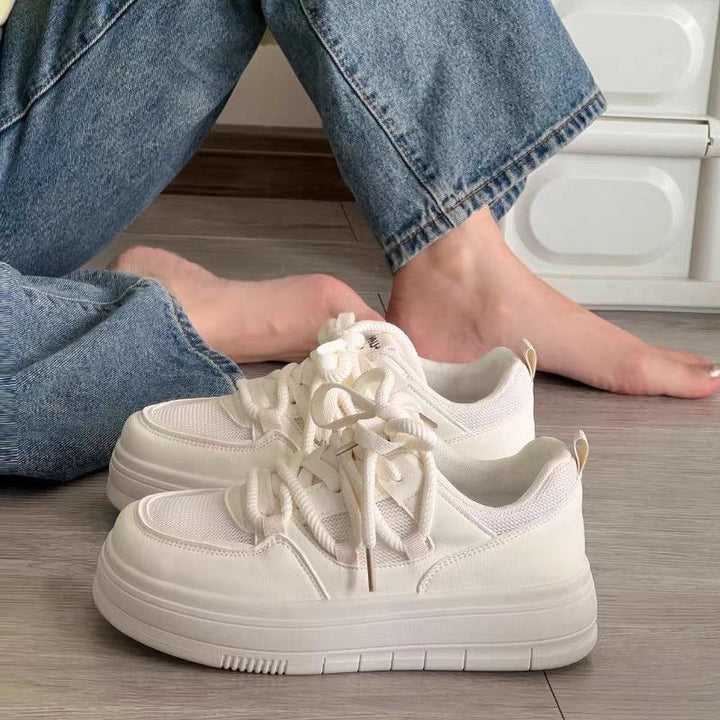 Damen Chunky Sneakers mit atmungsaktiver Textiloberfläche und stabiler Sohle Drune